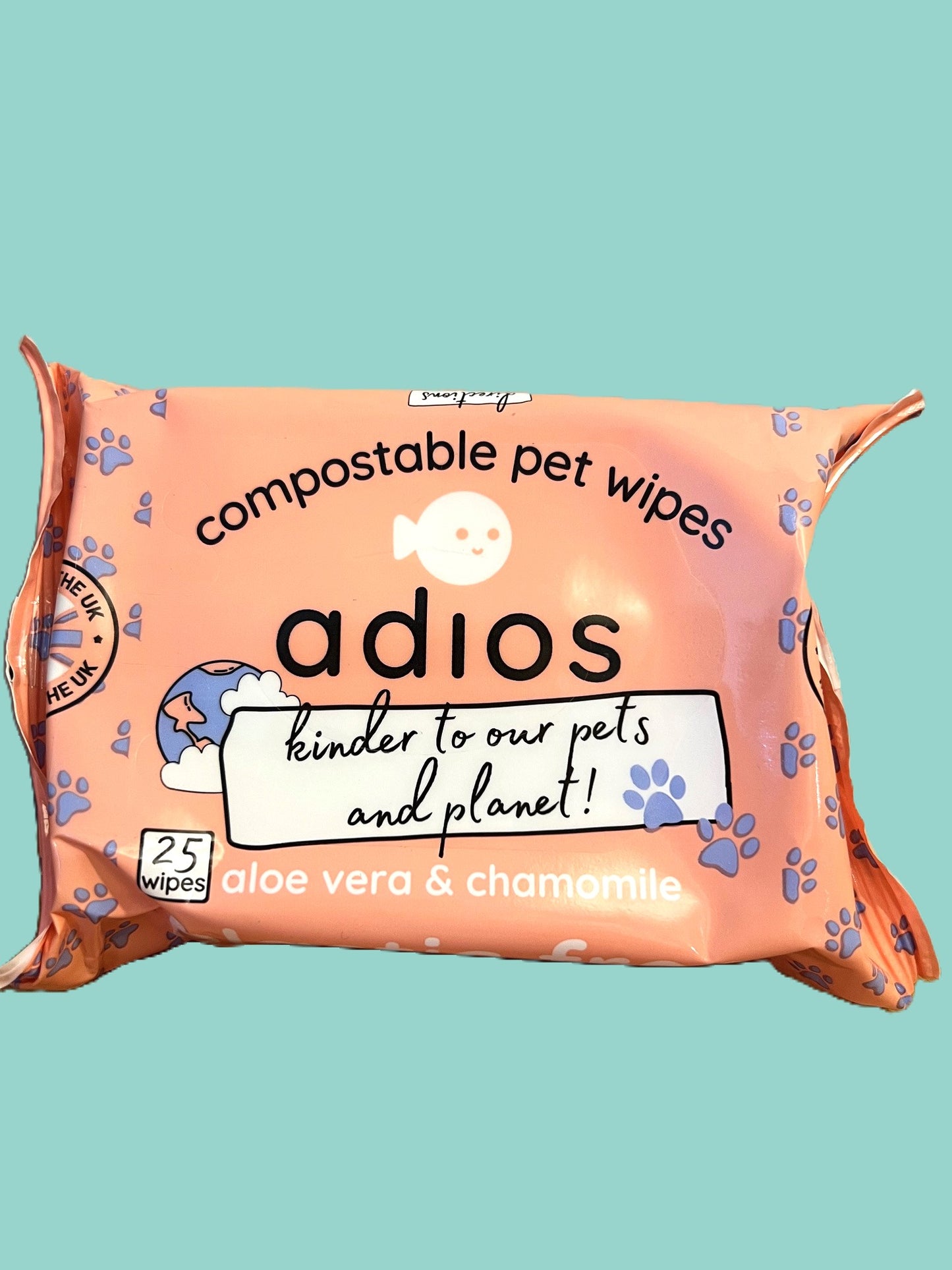 Adios Compostable Pet Wipes