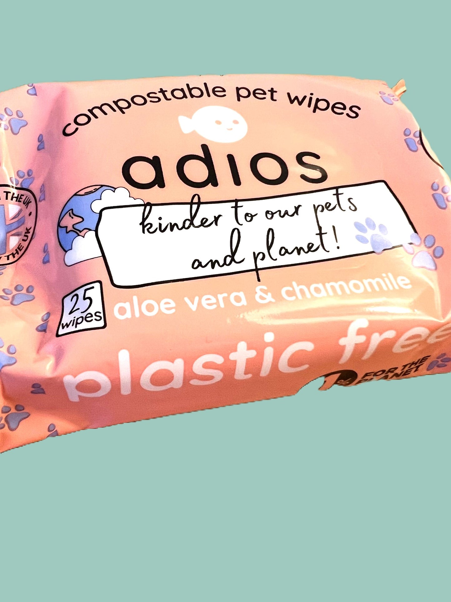 Adios Compostable Pet Wipes