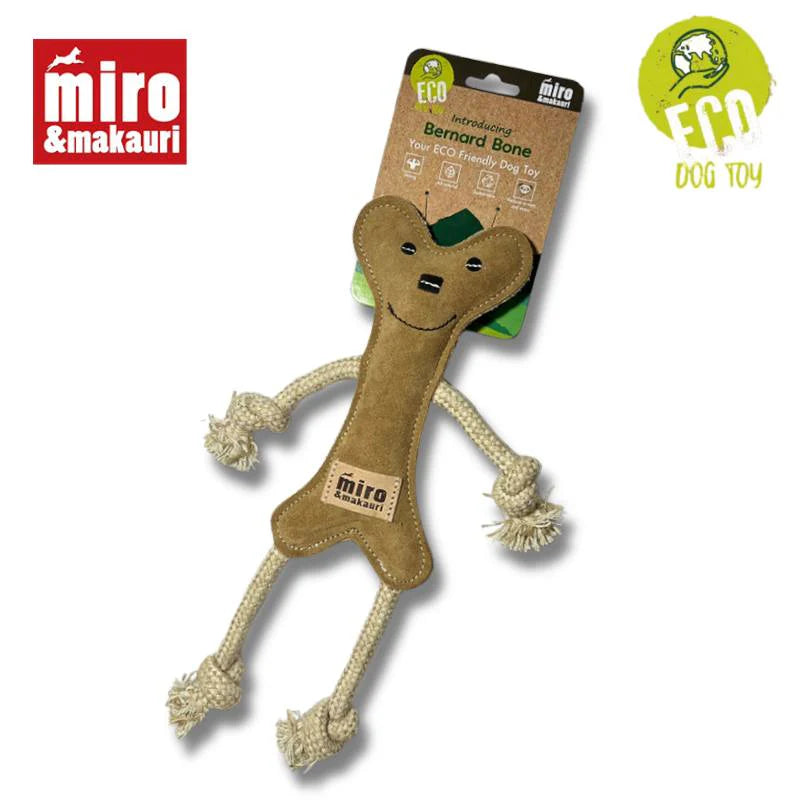 Eco Dog Toys By Miro & Makauri - Bernard Bone.