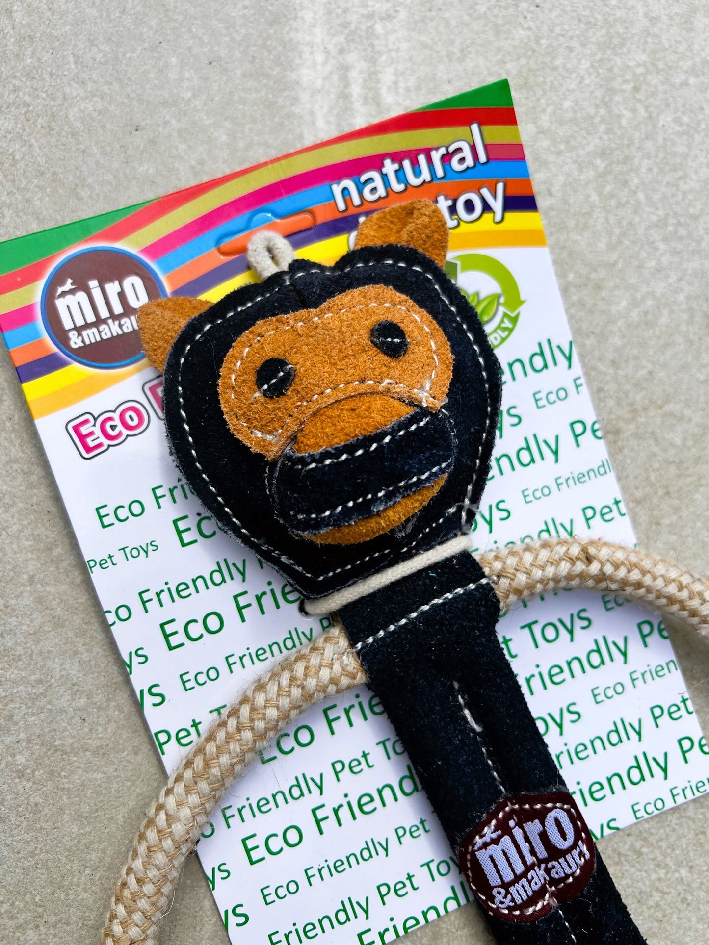 Milo the Monkey  - Eco Friendly Pet Toy