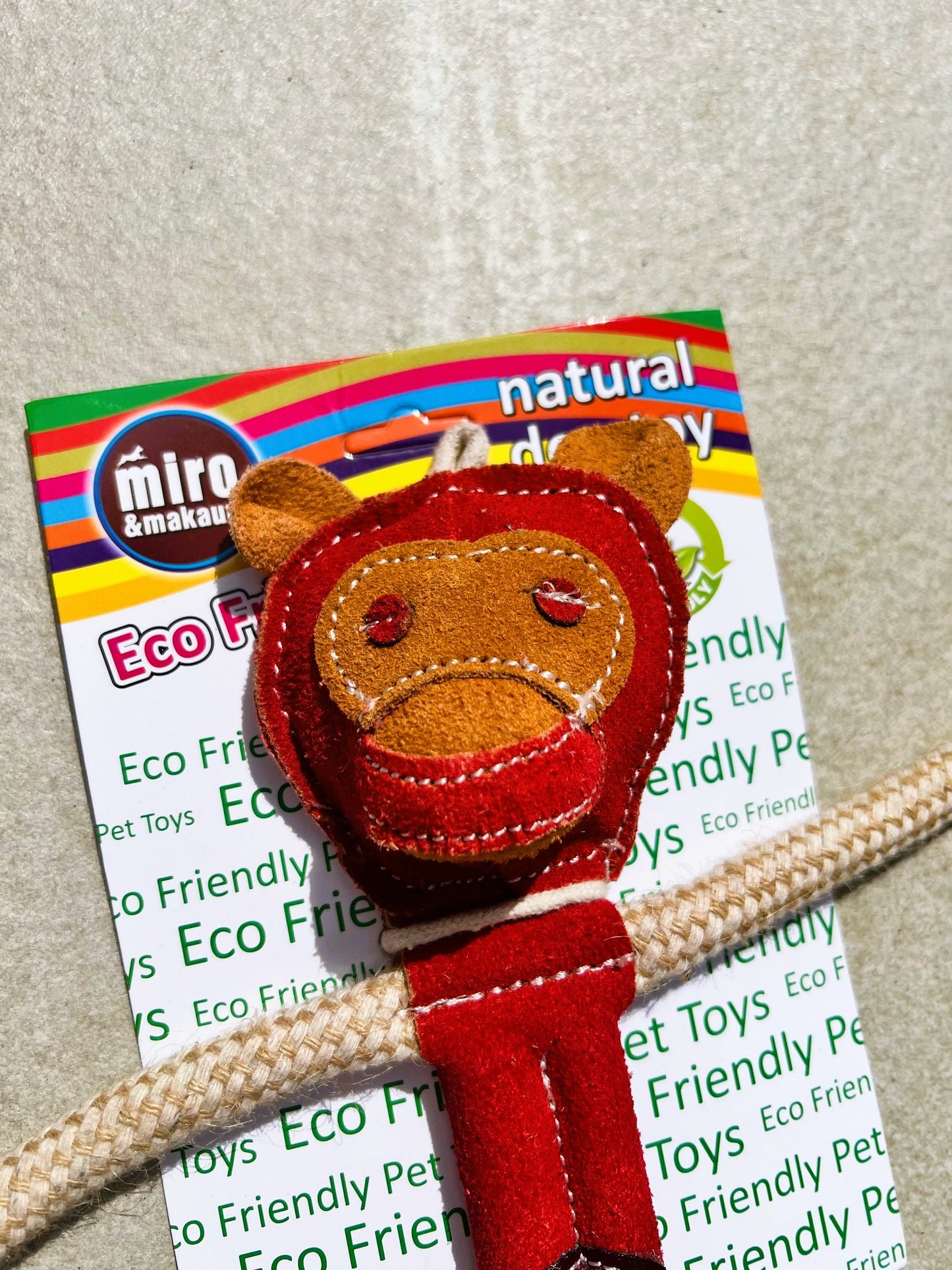 Milo the Monkey  - Eco Friendly Pet Toy