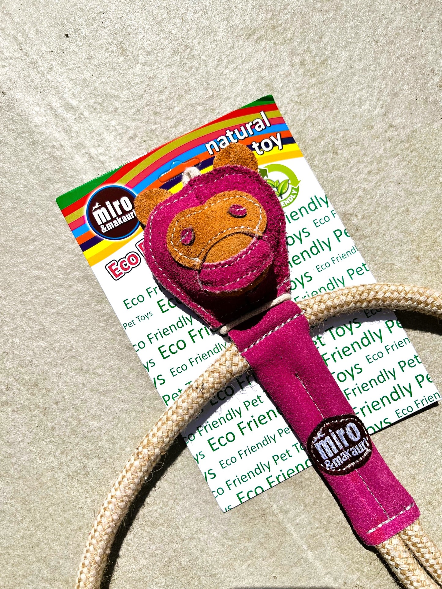 Milo the Monkey  - Eco Friendly Pet Toy