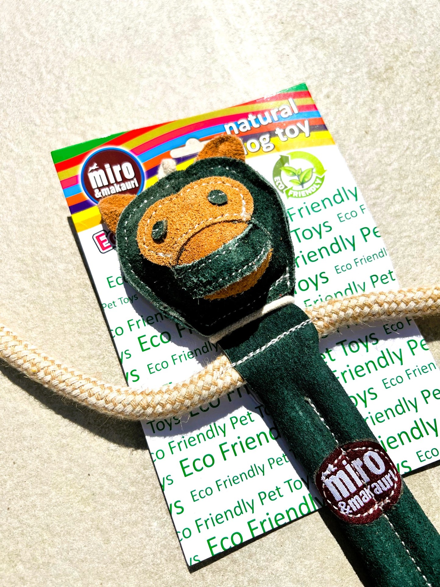 Milo the Monkey  - Eco Friendly Pet Toy